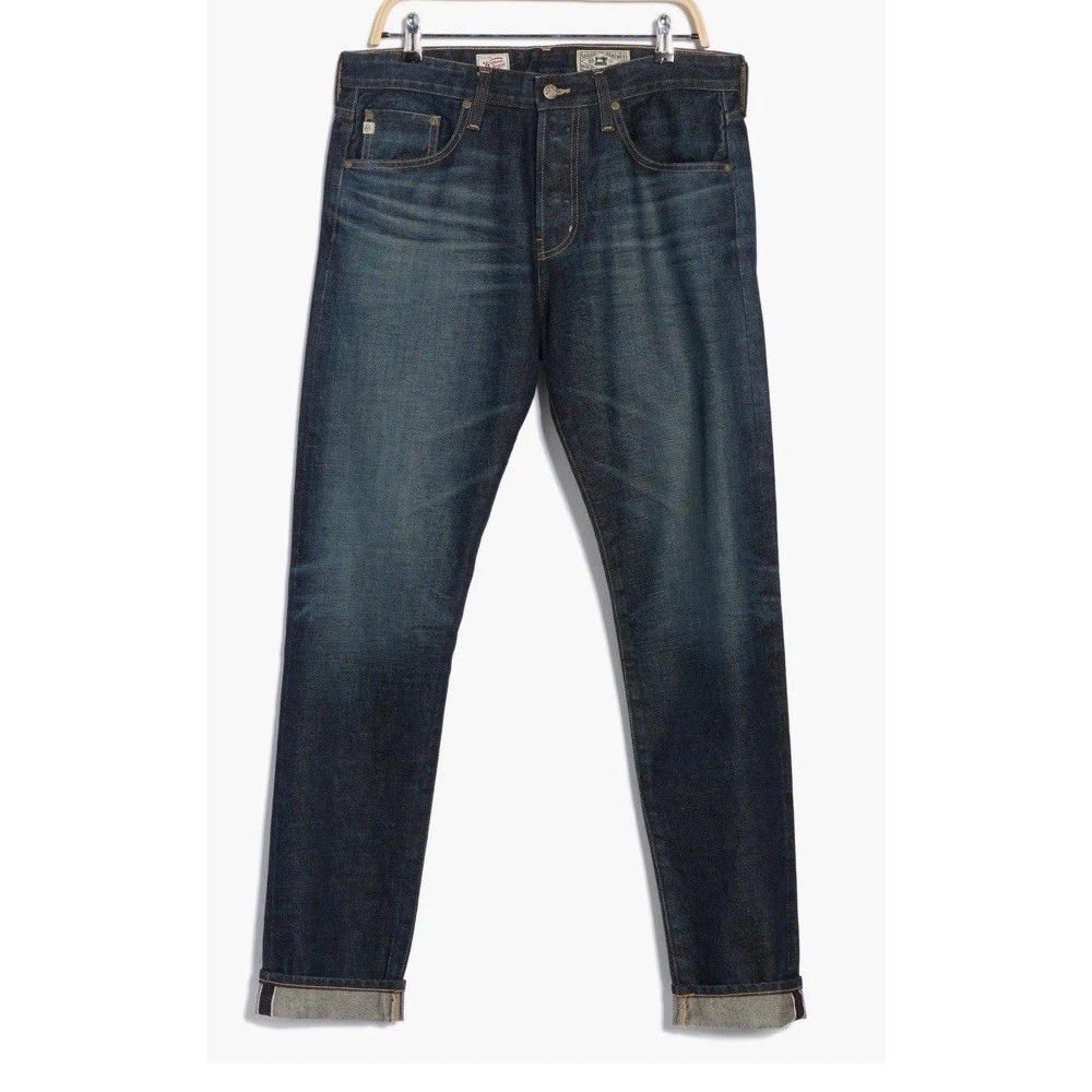 AG Adriano Goldschmied Jeans Mens 36  Matchbox Slim Straight Selvedge